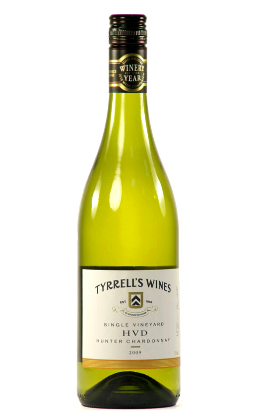 Вино Tyrrell's Wines Single Vineyard HVD Chardonnay 2009