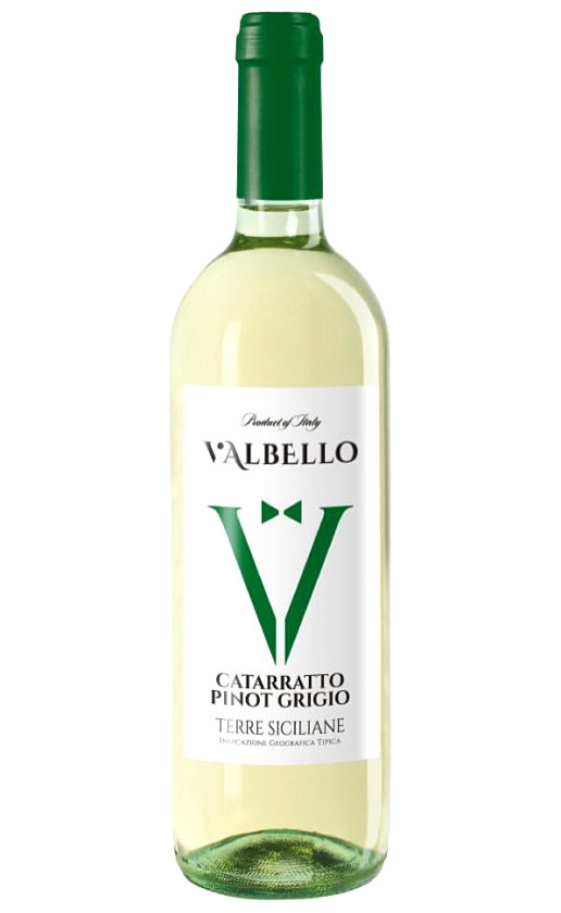 Wine Valbello Catarratto Pinot Grigio Terre Siciliane