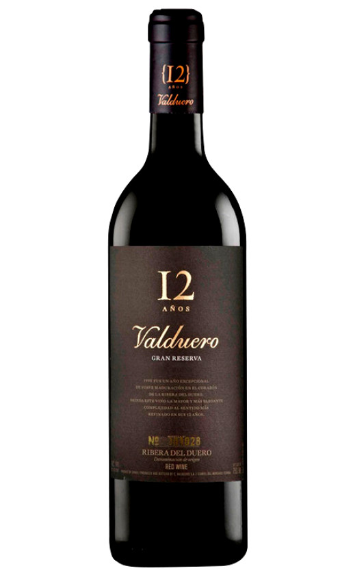 Wine Valduero Gran Reserva 12 Anos Ribera Del Duero 1998