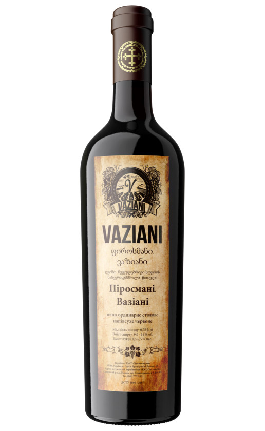 Wine Vaziani Pirosmani Krasnoe