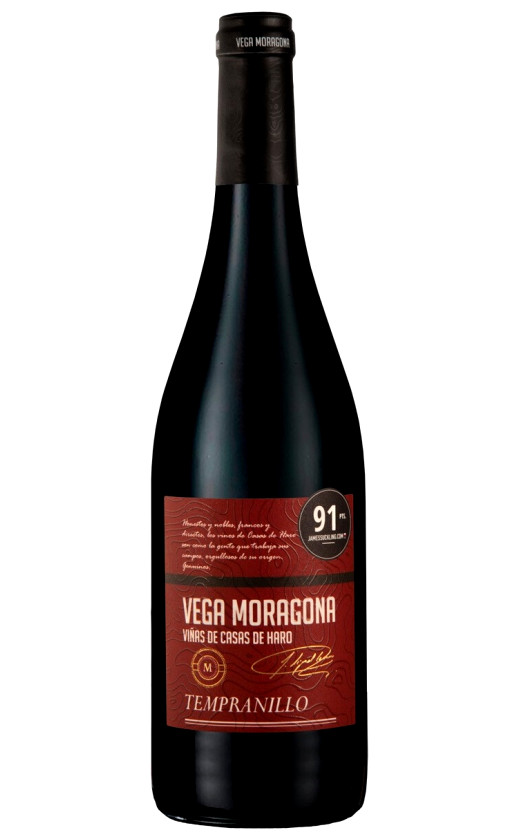 Wine Vega Moragona Tempranillo Ribera Del Jucar