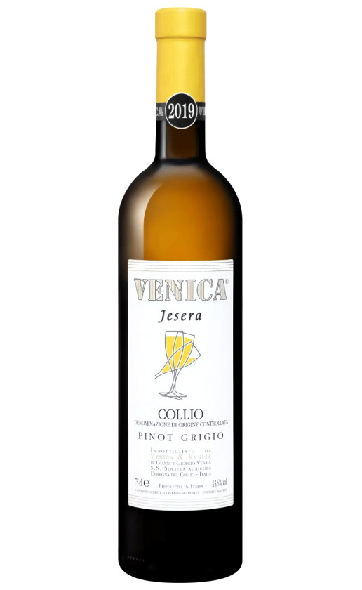 Вино Venica Venica Pinot Grigio Collio Jesera 2019