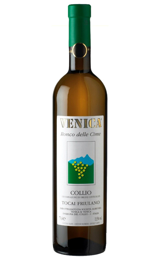Вино Venica Venica Ronco delle Cime Tocai Friulano Collio 2010