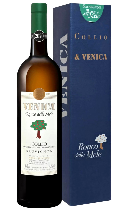 Wine Venica Venica Sauvignon Collio Ronco Delle Mele 2020 Gift Box