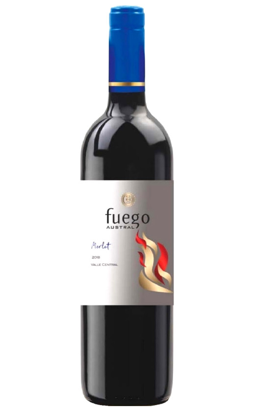 Вино Ventisquero Fuego Austral Merlot Valley Central 2018