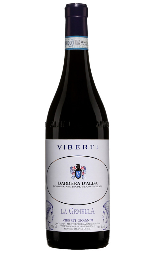 Вино Viberti La Gemella Barbera d'Alba 2019