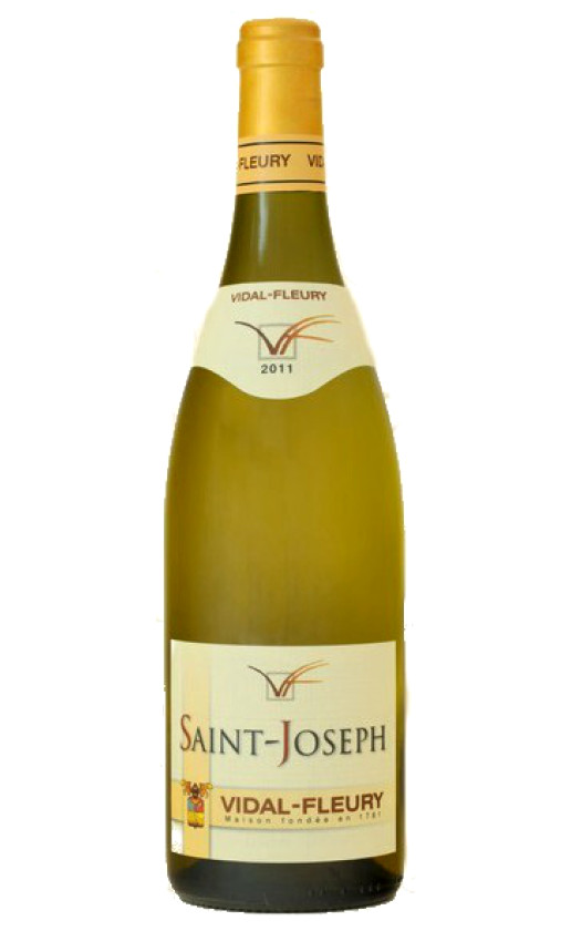 Wine Vidal Fleury Saint Joseph Blanc 2011