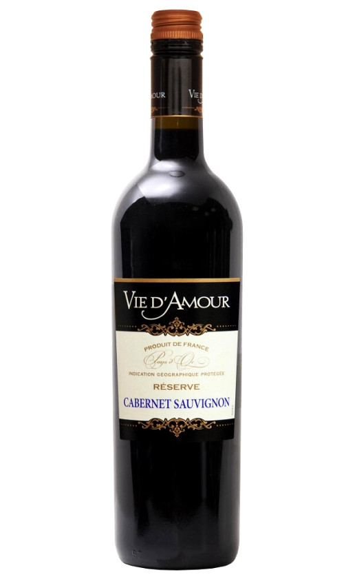 Wine Vie Damour Cabernet Sauvignon Reserva Pays Doc