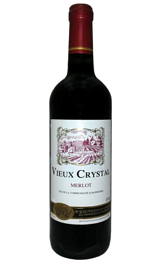 Wine Vieux Crystal Merlot