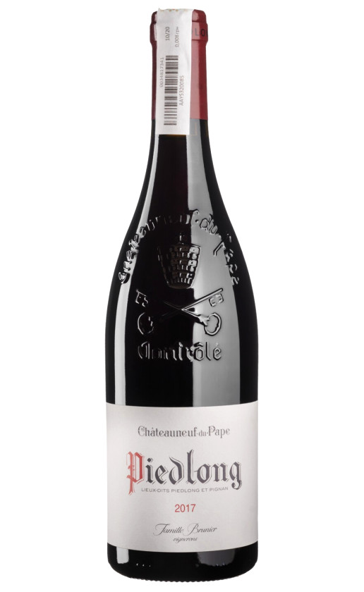 Wine Vignobles Brunier Piedlong Chateauneuf Du Pape 2017