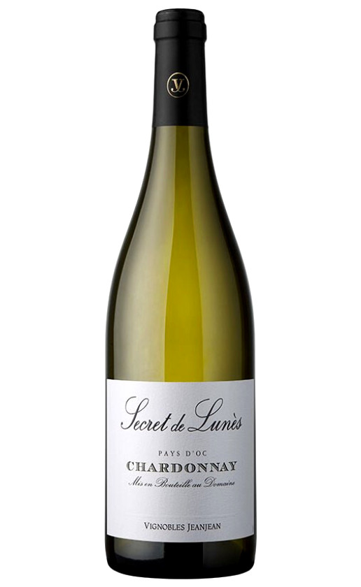 Wine Vignobles Jeanjean Secret De Lunes Chardonnay Pays Doc 2016