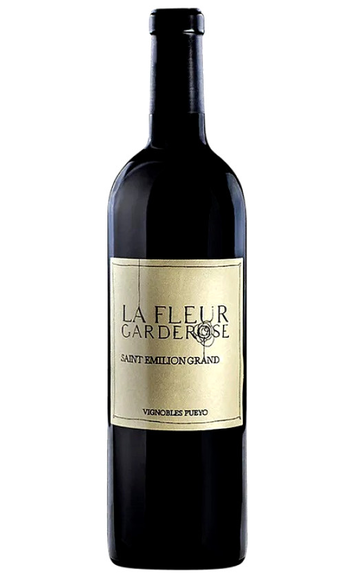 Wine Vignobles Pueyo La Fleur Garderose Saint Emilion Grand Cru 2015