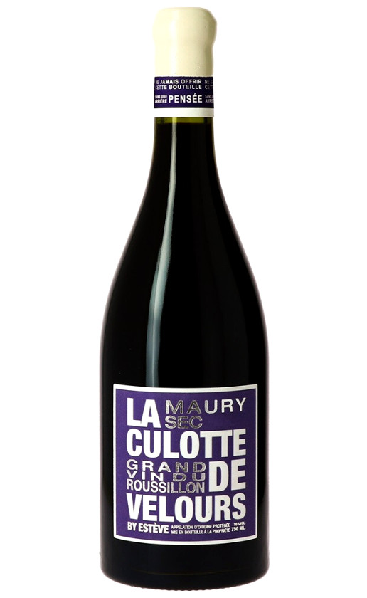 Wine Vignobles Vellas La Culotte De Velours Maury