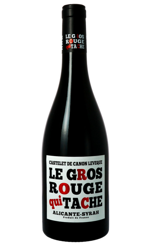 Wine Vignobles Vellas Le Gros Rouge Qui Tache Pays Dherault 2017
