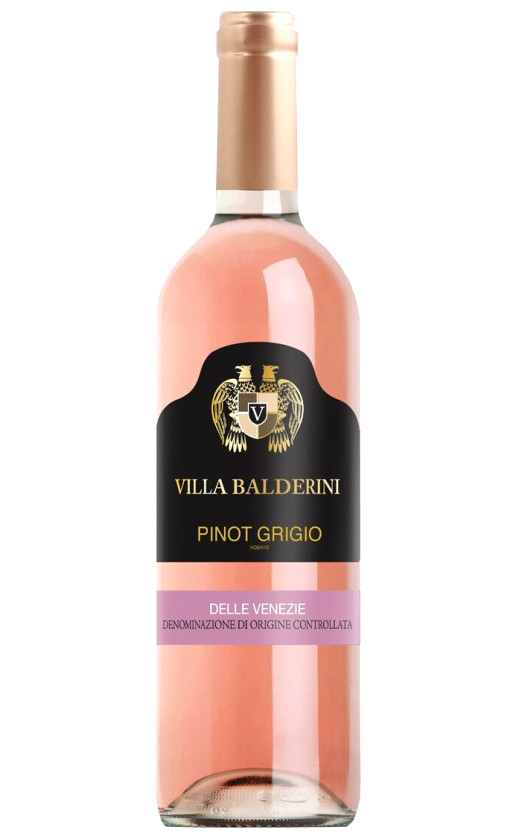 Wine Villa Balderini Pinot Grigio Rosato Delle Venezie 2018