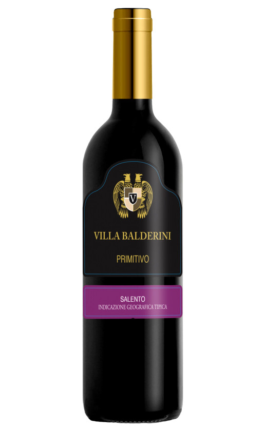 Wine Villa Balderini Primitivo Salento 2018
