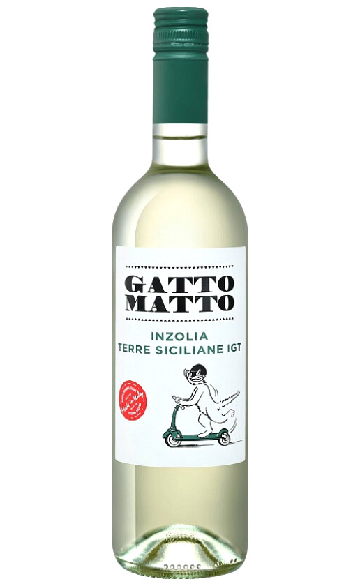 Вино Villa degli Olmi Gatto Matto Inzolia Terre Siciliane 2018