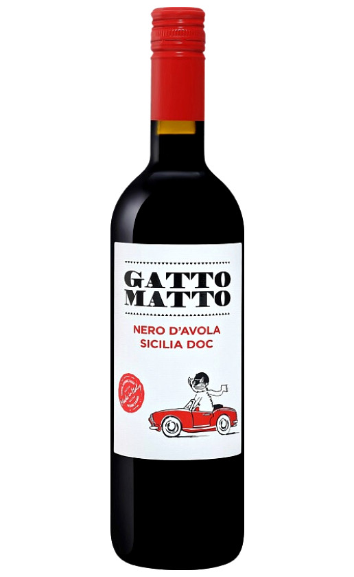 Wine Villa Degli Olmi Gatto Matto Nero Davola Sicilia 2019