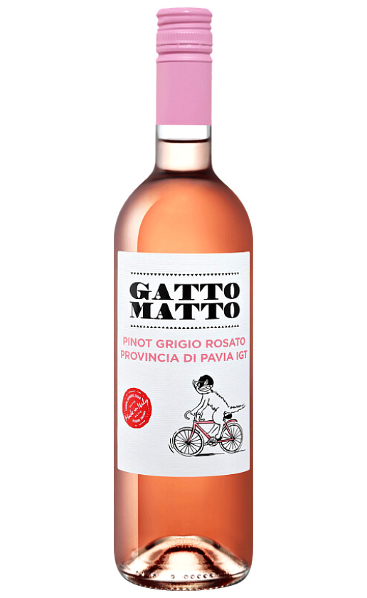 Wine Villa Degli Olmi Gatto Matto Pinot Grigio Rosato Provincia Di Pavia 2019