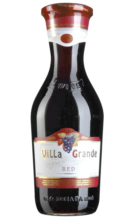 Wine Villa Grande Red Semi Sweet
