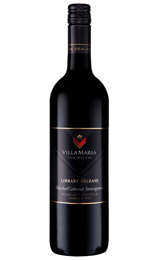 Wine Villa Maria Library Release Merlot Cabernet Sauvignon 2010