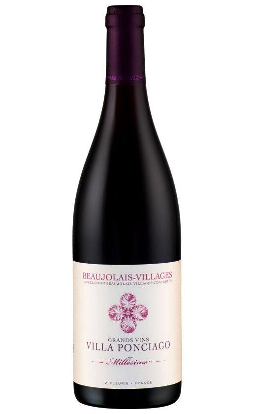 Wine Villa Ponciago Beaujolais Villages