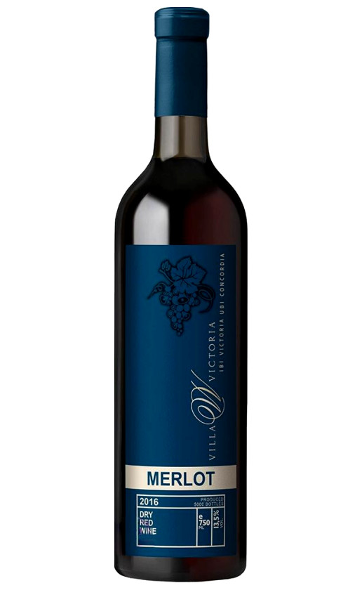 Вино Villa Victoria Merlot 2016