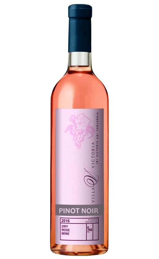 Wine Villa Victoria Pinot Noir Rose Dry Semigorye 2016