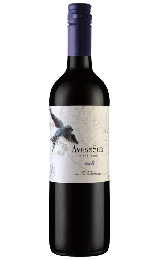 Вино Vina Carta Vieja Aves del Sur Merlot Central Valley 2019