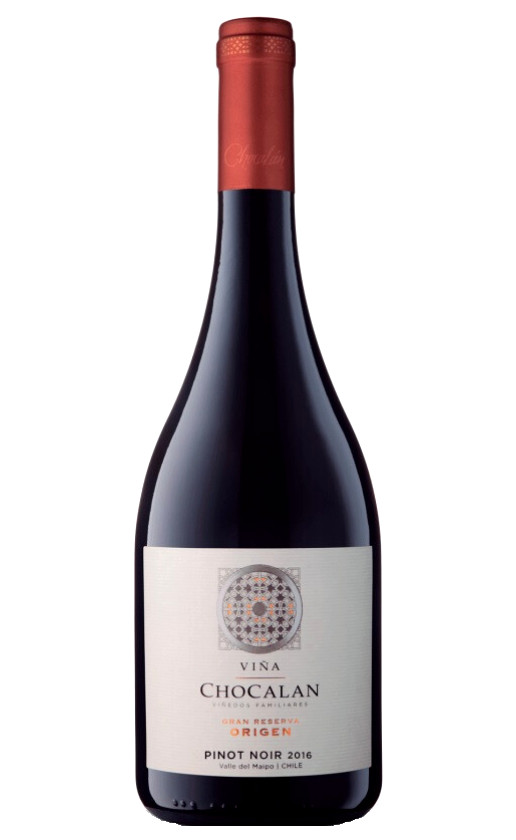 Wine Vina Chocalan Origen Pinot Noir Gran Reserva 2016
