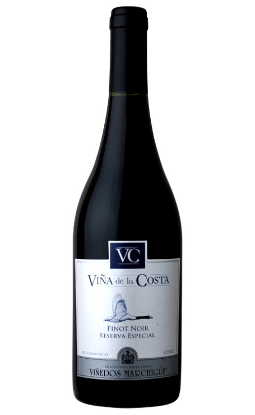 Wine Vina De La Costa Pinot Noir Reserva Special Lontue Valley 2019
