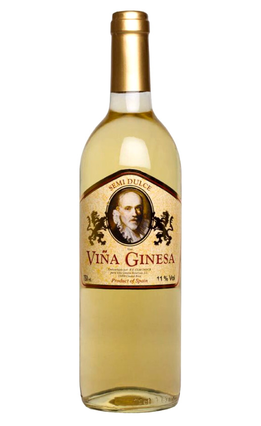 Вино Vina Ginesa Blanco Semidulce Castilla La Mancha