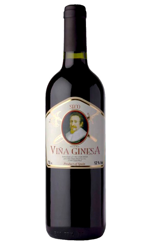 Wine Vina Ginesa Tinto Seco Castilla La Mancha