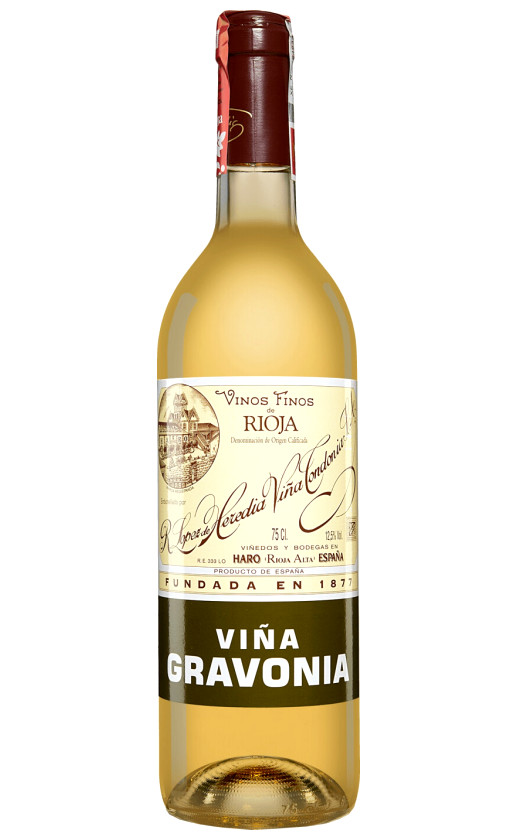 Wine Vina Gravonia Crianza Rioja A 2010