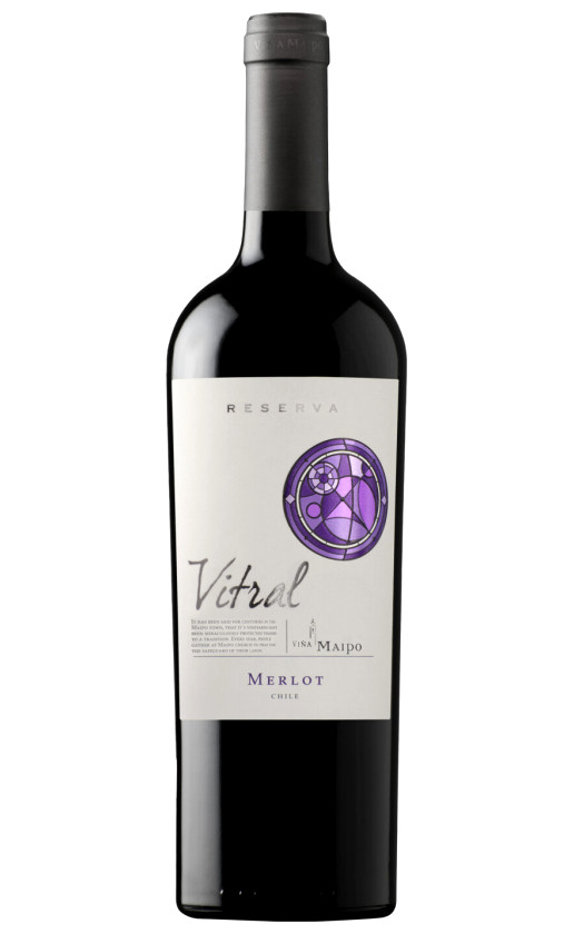 Wine Vina Maipo Vitral Merlot Reserva