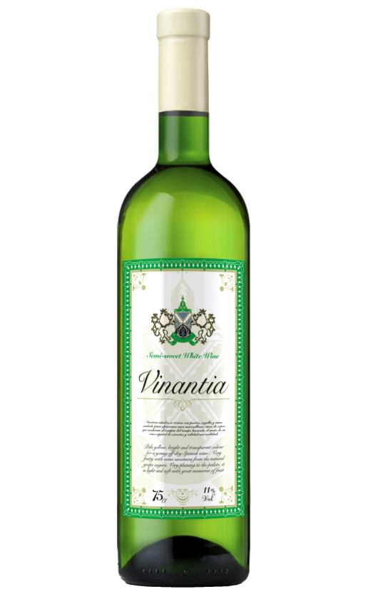 Wine Vinantia White Semi Sweet