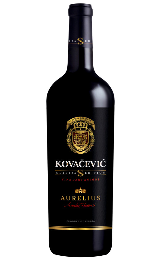Wine Vinarija Kovacevic Aurelius S Edition 2017
