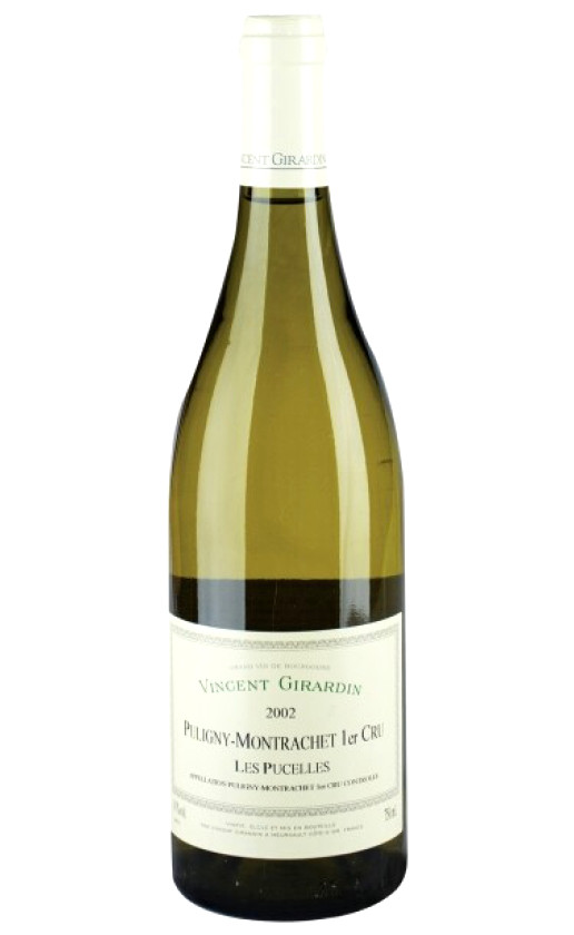 Wine Vincent Girardin Puligny Montrachet Premier Cru Les Pucelles 2002