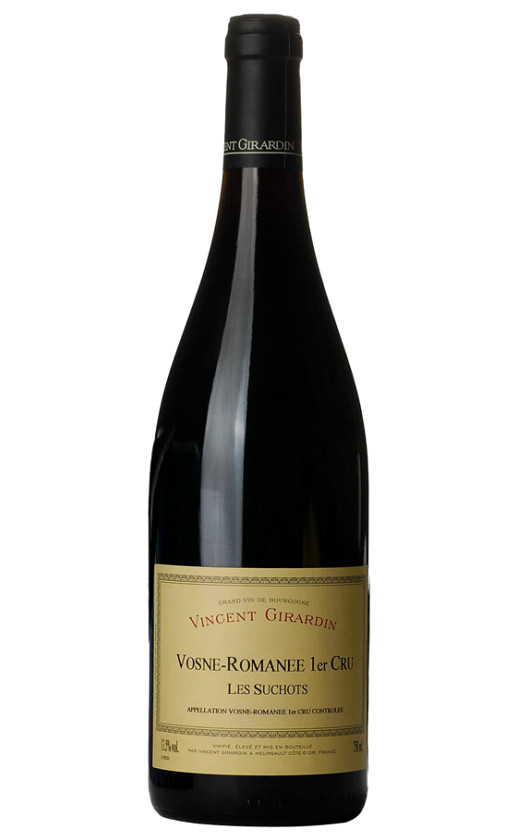 Вино Vincent Girardin Vosne-Romanee Premier Cru Les Suchots 2009