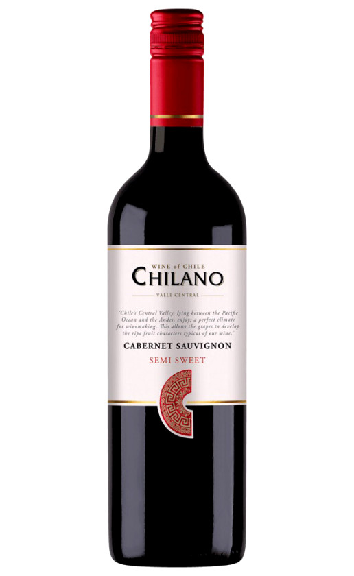 Wine Vinedos Y Frutales Chilano Cabernet Sauvignon Semi Sweet Central Valley