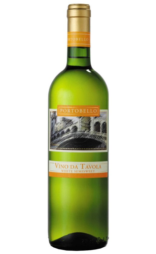 Wine Vinispa Portobello White Semisweet