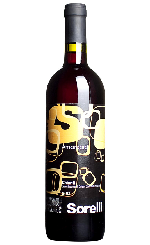 Wine Vino Sorelli Amarcord Stile Anni Sessanta Chianti 2013