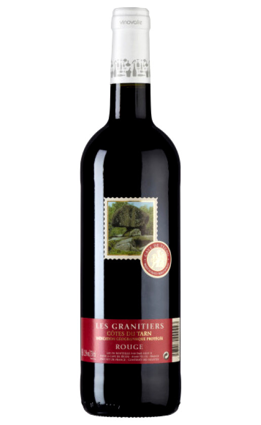 Wine Vinovalie Les Granitiers Rouge Sec Cotes Du Tarn