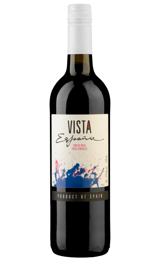 Wine Vista Espana Tinto Semidulce