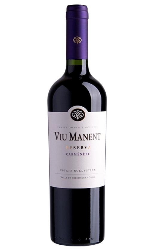 Wine Viu Manent Estate Collection Reserva Carmenere 2020