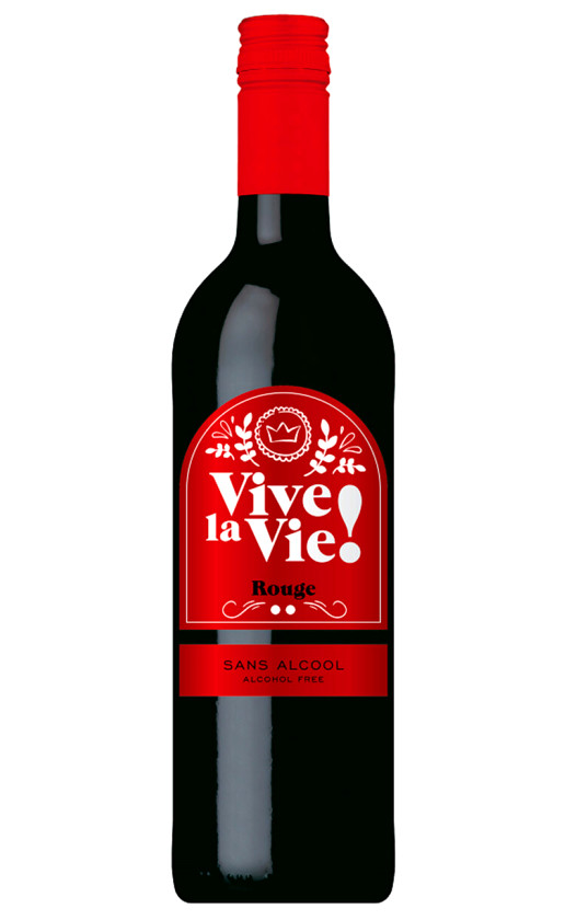 Wine Vive La Vie Rouge Alcohol Free