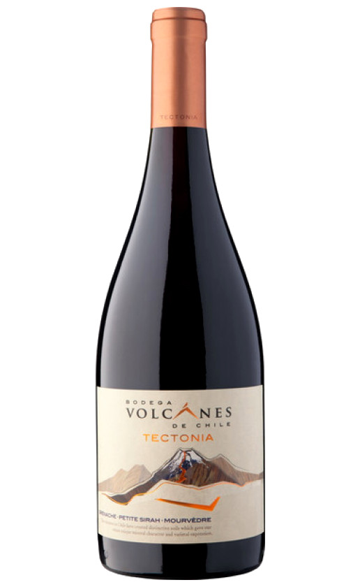 Вино Volcanes Tectonia Grenache Petite-Syrah Mourvedre 2016