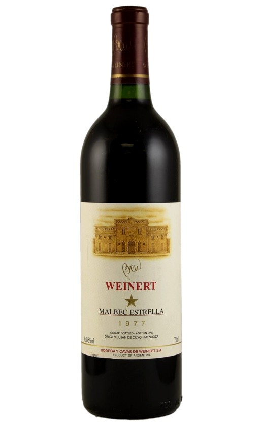 Wine Weinert Estrella Malbec 1977