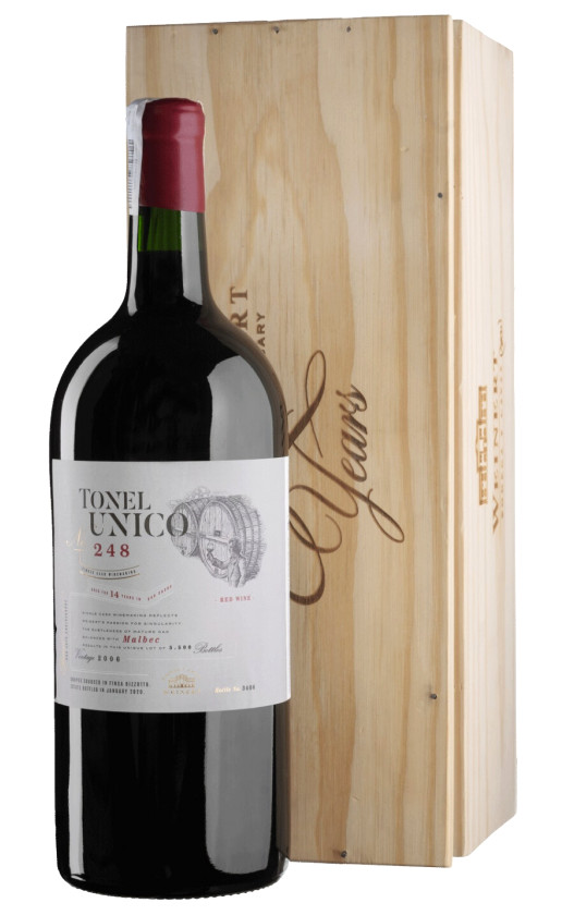 Wine Weinert Tonel Unico No 248 Malbec 2006 Wooden Box