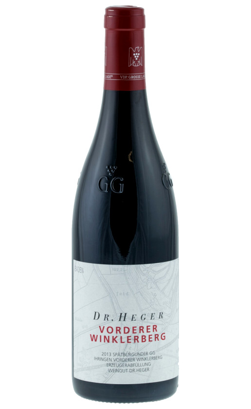 Wine Weinhaus Heger Ihringer Vorderer Winklerberg Spatburgunder Gg 2013